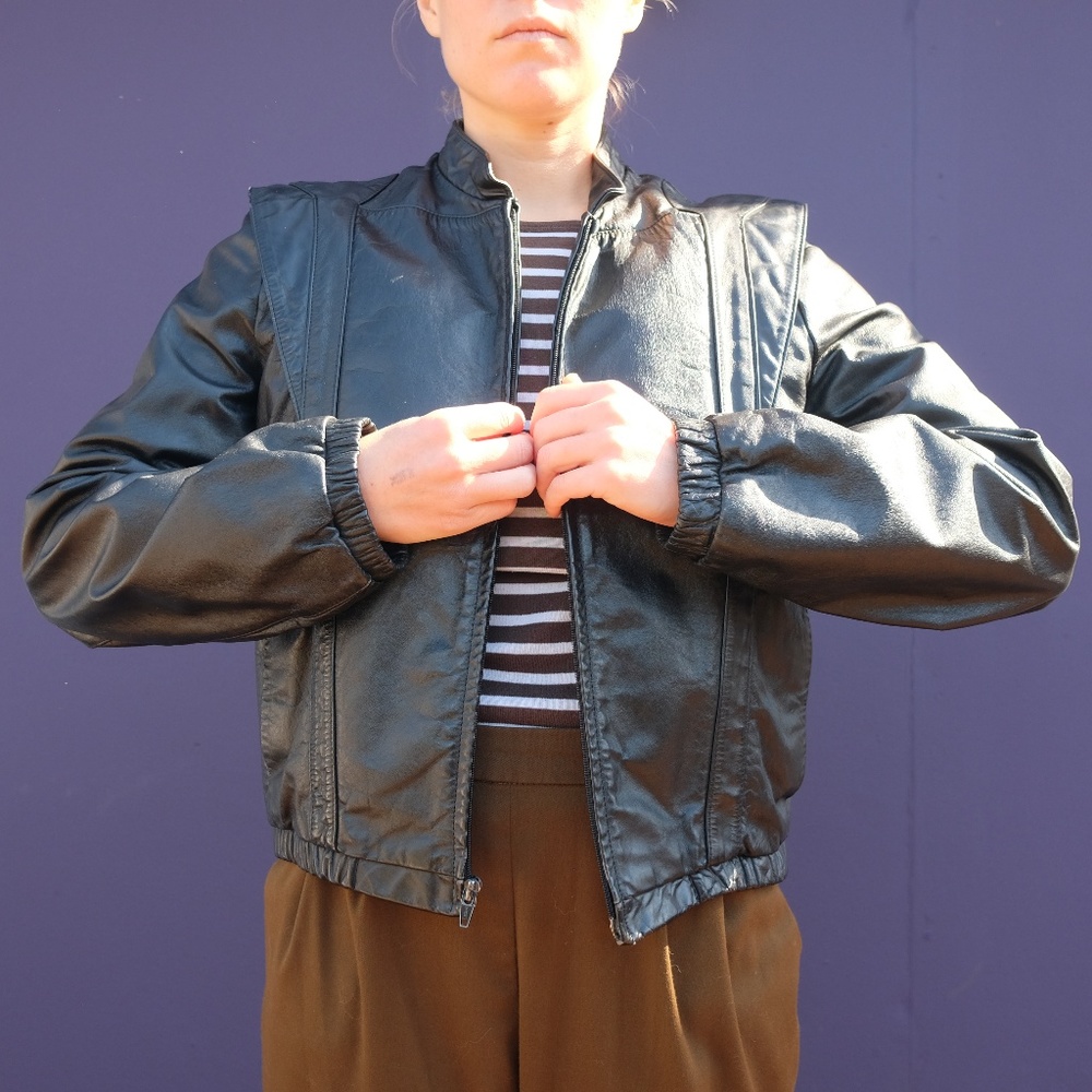 BERMAN'S 80s leather jacket